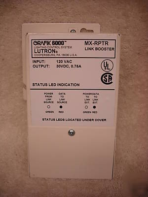 Lutron grafik link booster #mx-rptr-100/120