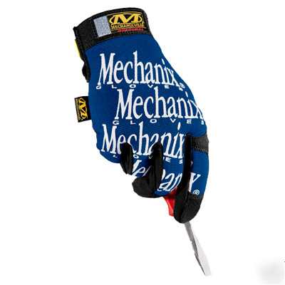Mechanix wear large blue work glove mechanics