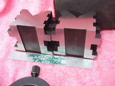 New starrett 568 v-blocks(2)w/clamps xlnt $383 when wow