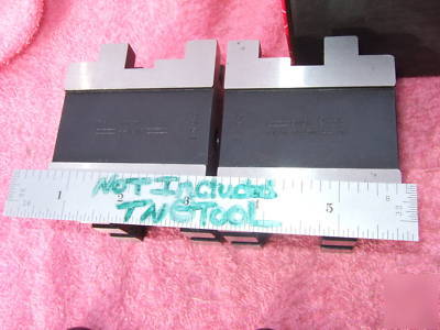New starrett 568 v-blocks(2)w/clamps xlnt $383 when wow