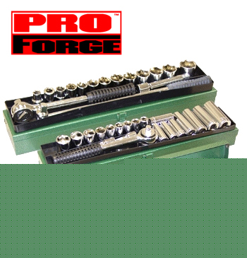 Pro 60 pc socket set 1/4