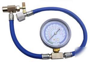 R12 R22 charging hose & gauge kit for home a/c tools