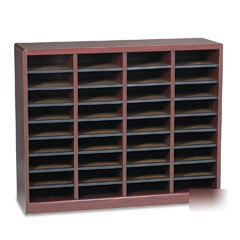 Safco wood ez stor literature organizer