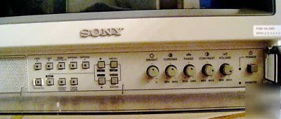 Sony pvm-14L2MD trinitron color video monitor w/ cables