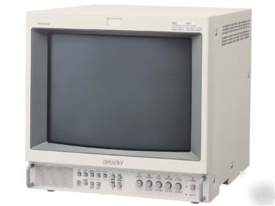 Sony pvm-14L2MD trinitron color video monitor w/ cables