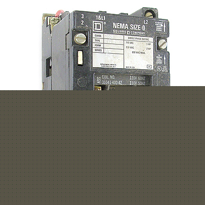 Square d ac magnetic nema rated starter 8536 SB0V02V02