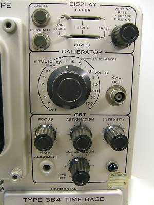 Tektronix dual trace oscilloscope diagnostic scope