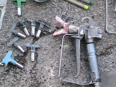 Titan graco paint gun cannon texture sprayer tips lot