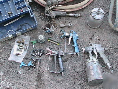 Titan graco paint gun cannon texture sprayer tips lot