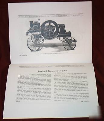 Sandwich gasoline engine manual & book hit & miss