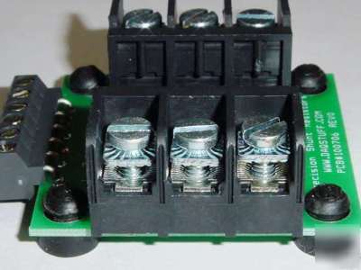 Shunt precision triple inline .01OHM 1% 20AMP = 200MV