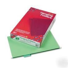 Smead hanging folders, legal, green;64161 (db)