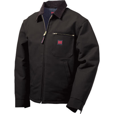 Tough duck chore jacket - x-l, black