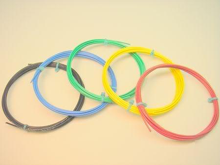 20-awg wire blue green yellow red black 50-ft-total