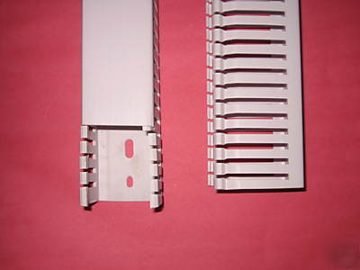 20PC-2X2X2M white hi density panduit style wiring duct