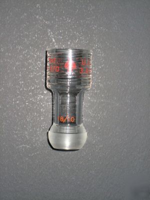 Adapter, 18/10 sj ball joint to ace-thred #11, ace