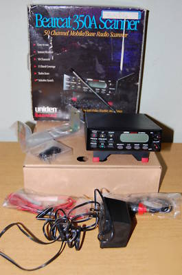 Bearcat 350A police, fire, weather, aircraft, scanner 