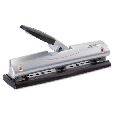 Easyview lighttch punch 2 hole 20-sht cap silver/black