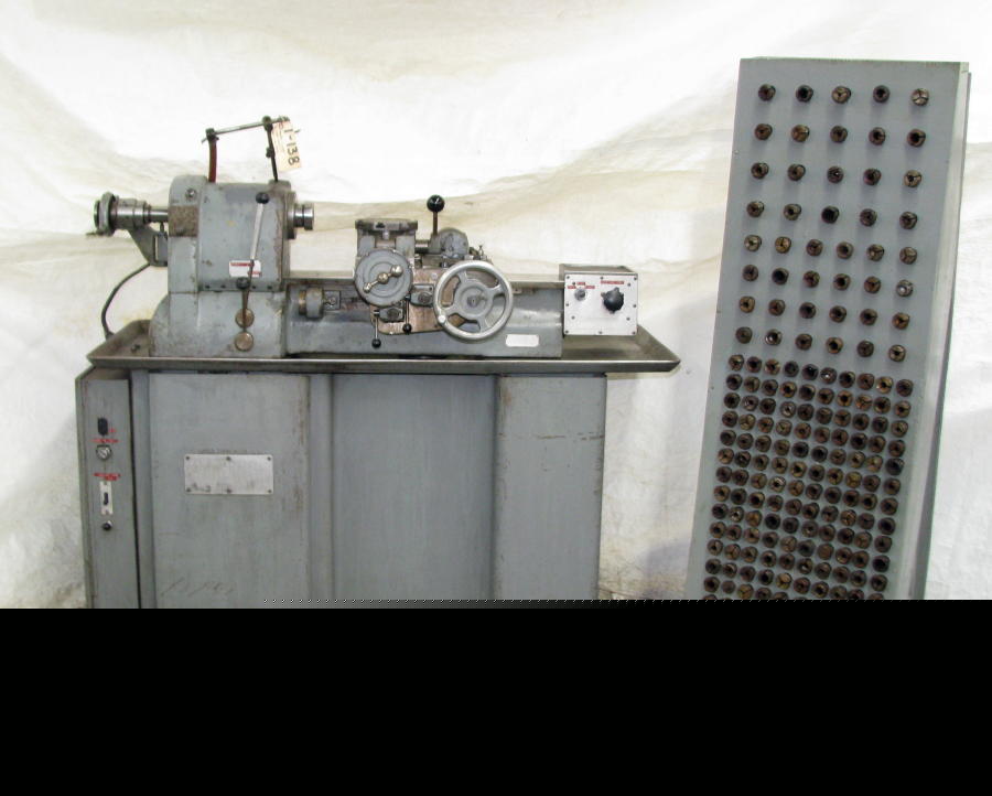 Hardinge model hct-cf chucking machine w/b & s collets