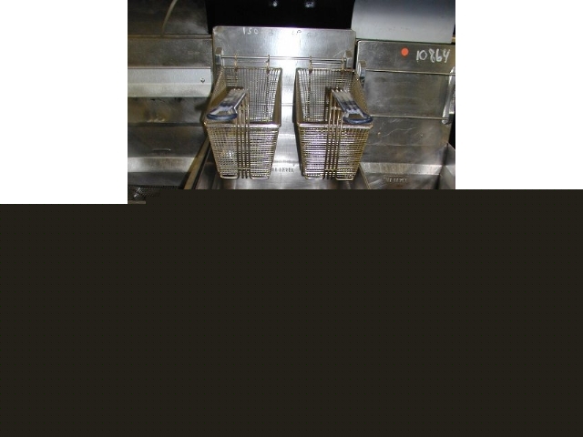 Keating deep fryer on casters