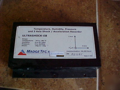 Madgetech ultrashock temp., humidity, pressure recorder