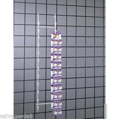 New almond double hanging clipper strip store display 