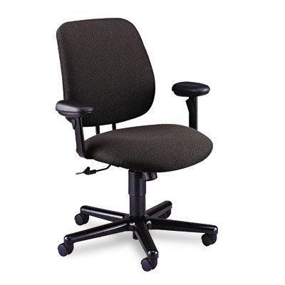 24HR task swivel/tilt chair w/adjustable arms gray olef