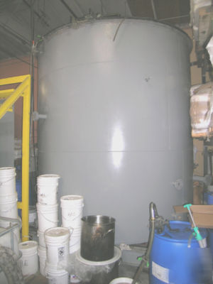 5387 gallon stainless steel tank & 1 prompt frame scale
