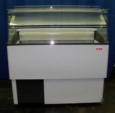Cof punto 6 ice cream or gelato dipping cabinet case