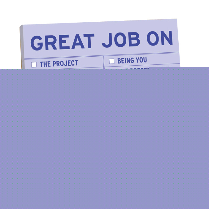 Great job - fun sticky notes by knock knock