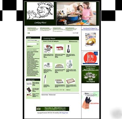 Huge cooking website business for sale 