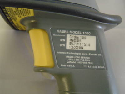 Intermec sabre barcode scanner 1550 1550C0100