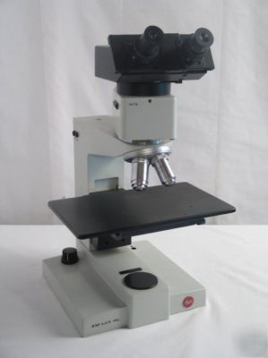 Leitz wetzlar sm-lux-hl binocular microscope 