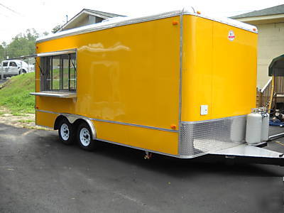 New 2010 8.5 x 18 concession trailer 