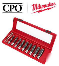 New milwaukee 9 piece annular cutter set 49-22-8410 