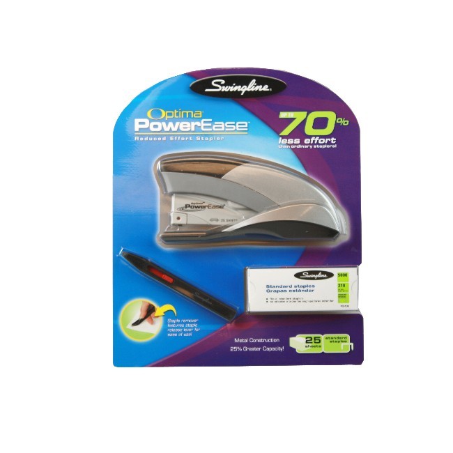 New swingline optima powerease reduced effort stapler 