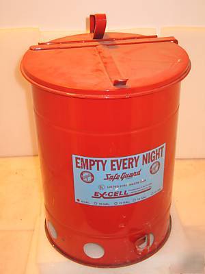 Oily rag safety can safegaurd 6 gallon in great shape