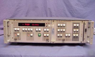 Rhode & schwarz UPSF2 video noise meter 40HZ-10MHZ