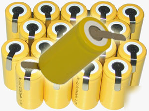 Sub c 4500 mah nimh battery high discharge w/ tabs