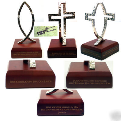 â™¥ dimesions of christ fish cross christian crosses â™¥