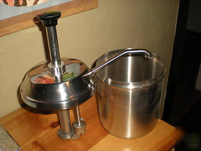  stainless steel dispense pump restaurant/catering