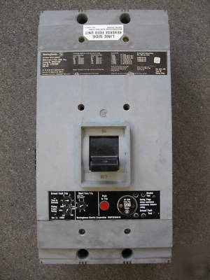 Westinghouse 1200 amp 600V circuit breaker HNCG31200F