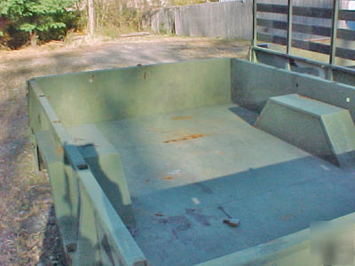 1.5 ton military cargo trailer