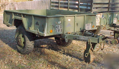 1.5 ton military cargo trailer