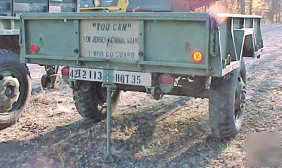 1.5 ton military cargo trailer