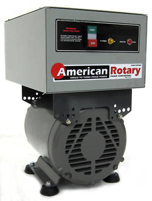 15 hp rotary three 3-phase converter - digital controls