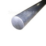 2024-T3 aluminum round bar .125'' dia. x 144'' long