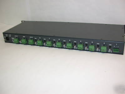 Bogen ^CAM8 mic line mixers 8-input, dual-bus