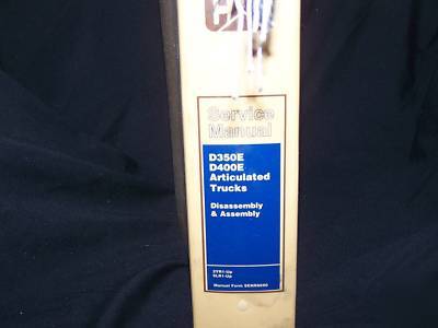 Caterpillar service manual D350E D400E articulated truc