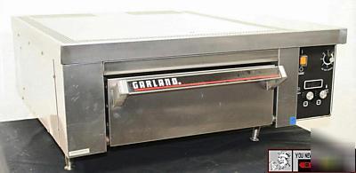 Commercial garland single deck electric pizza bake oven